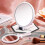 15x Magnifying Hand Mirror & 10x Travel Makeup Mirror, Foldable Double-Sided Tabletop 4