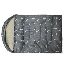 Waterproof Warm Pet Sleep Bag Outdoor Camping Dog Bed Blanket Plush Cushion Mattress Drawstring Pet Bed Kennel Mat B