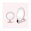 10X Handheld Magnifier, Double Sided Folding Makeup Mirror, Portable Adjustable Handle (Pink) 3