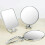 Compact 20cm Double-Sided Folding Makeup Mirror for Salon & Makeup 3