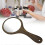 Retro Oval Hand Mirror with Wooden Handle, Green, 25-26cm 5