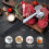 Dual-Sided Meat Tenderizer Mallet, Steak Chicken Fish Pounder 5