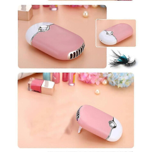 Mini USB Rechargeable Portable Fan for Eyelash Dryer 2
