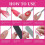 Kit di 7 strumenti per manicure e nail art multicolore con lime e buffer a grana 100/180 e rimuovi cuticole. 5