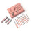 Set Manicure 16 in 1 Rosa Oro Rosa 1,1x3,2x5,7 2