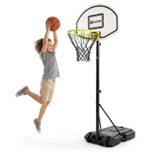 Panier de basket enfant - HYPERMOTION - HyperMotion - Hauteur réglable 165-215 cm - Base 25 L - Panneau 73x49 cm
