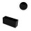 Black 20x7cm 3-Grid Brush Box Makeup Storage Organizer for Cosmetics Home 4