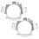 H7 Adapter Retainer for Mercedes Ford 14