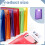 A4 Plastic Wallets, 6 Pcs Plastic Folders Popper Wallet Document Pockets Envelope File Folder withButton Closure Card Slot for School Office Home, Bl 1