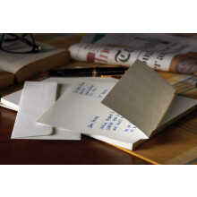 Three Candlesticks 20 Luxury Tissue-lined Envelopes for A5 Writing Pad, Size C6 - White