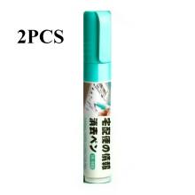 2pcs 12ml Extra-large Capacity Privacy Protection Eraser with White Tip, Suitable for Erasing Billing Information on
