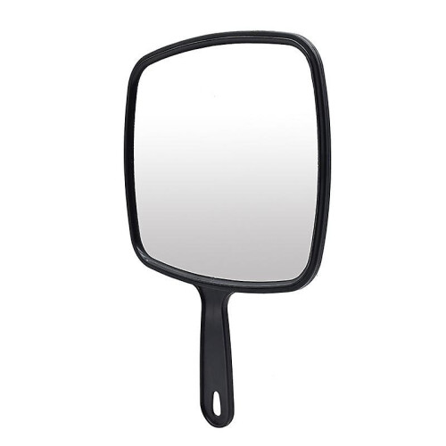 European Favorite! Rectangular Handheld Barber Mirror w/ Handle – 2 Colors, for Salon & Makeup 1