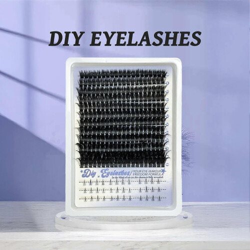 204 DIY Individual Cluster False Eyelashes Thick Volume Natural Look Segmented 1