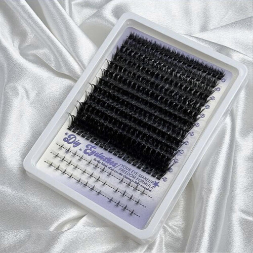 204 DIY Individual Cluster False Eyelashes Thick Volume Natural Look Segmented 2