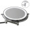 Miroir de maquillage mural 2025, grossissement x10, éclairage LED double face 2