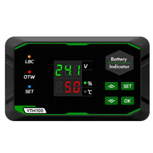 VTM100 7-100V Digitale Voltmeter Batterijtester Spannings- en Vermogensindicator voor Ternaire/Lithium-Ijzer-/Zuurbatterijen
