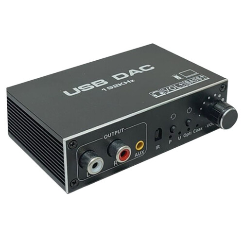 192KHz HiFi Audio-Decoder DAC Remote Control TV Optical Coaxial USB OTG Headphone Amplifier Digital to Analog Converter 2