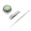 Ingrown Toenail Corrector Set 60pcs C-Type Strips, Curved Lifter & Nail Clipper 2