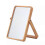 Wooden Desktop Mirror with Stand – Folding HD Rectangular Vanity Mirror, Free Standing Bathroom Mirror 4
