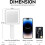 Handheld LED Dimmable Travel Makeup Mirror, USB Rechargeable Mini Portable Cosmetic Mirror 3