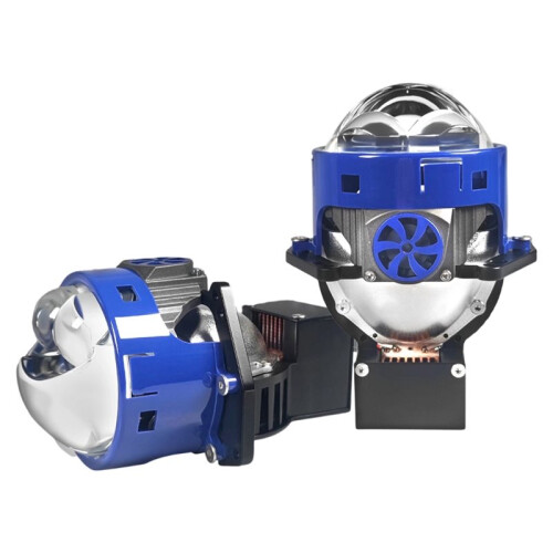 2Pcs 3-Inch Bi LED Headlights for Car Motorcycles