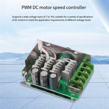 Regolatore di Velocità per Motore CC PWM, CC 7-80V 30A, Regolatore di Velocità Motore PWM Regolabile 12V 24V 36V 48V 70V