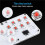 Hitbox Leverless Controller Fight Stick 12-Tasten-Controller für PC/für PS4/für PS3/für 4