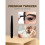Specchio ingranditore nero 30X con pinzette e 2 ventose, ideale per viaggi e cura della persona. 3