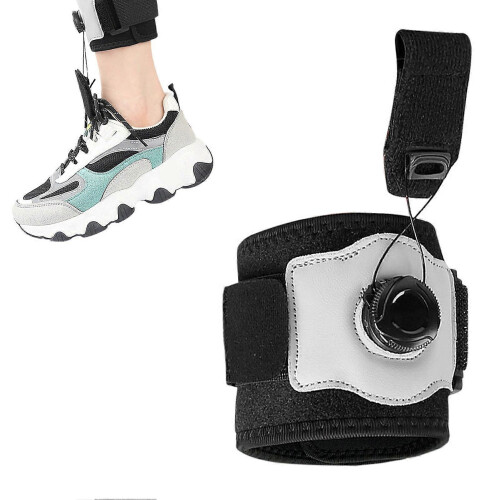 Black Adjustable Foot Drop Support Brace Ankle Lifting Strap for Day & Night Use 2
