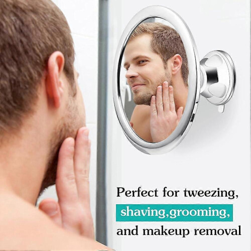 Fogless Shower Mirror with Suction Cup, 360 Rotating Makeup & Shaving Mirror 1