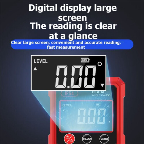 Digital Angle Gauge Protractor Angle Measure Inclinometer Magnetic Level Box Angle Meter Double Side Light for Home 1