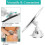 Fogless Shower Mirror with Suction Cup, 360 Rotating Makeup & Shaving Mirror 3