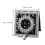 1PC Small Square Metal Mirror Pearl Pendant Double-Sided Makeup Mirror 2