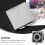 1PC Small Square Metal Mirror Pearl Pendant Double-Sided Makeup Mirror 4