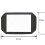 Portable Black EVA Frame Desktop Makeup Mirror, Drop Resistant 4