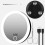P10 Rechargeable Touch Control Magnifying Mirror with Suction Cup, Portable Vanity Mirror, Multicolor 4