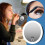 W20 Rechargeable Touch Control Magnifying Mirror with Suction Cup, Portable Vanity Makeup Tool, Multicolor 2