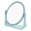 Blue 19x15cm Square Double-Sided Rotatable Portable Desktop Makeup Mirrors, 2Pcs 4