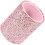 Pink 9x7.2x7.2cm Dustproof Makeup Brush Storage Container 2