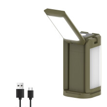 Vikbar Campinglykta Uppladdningsbar, 14000mAh LED-Ljus för Utomhustält, IPX5 Vattentät, 6000LM Campingbelysning