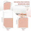 Miroir compact en cuir PU avec étui 2