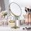 Freestanding 8-Inch Double Sided Makeup Mirror, 1x/3x Magnification, 360 Rotation 4