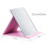 Pink Foldable Leather Makeup Mirror, Portable Vanity Mirror 2