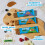 Tribe TRIBE x Wildfarmed Vegan Flapjack Bars  Apple  Raspberry Oat Bars 16 x 6