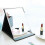 Mirror Foldable Leather Makeup Mirror Portable Vanity Desktop Thickened HD Princess 2