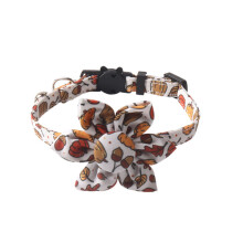 (StyleG)Neu Haustierhalsband Thanksgiving Elemente Ahornblatt Kürbis Serie Halsband Katze