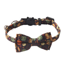 (StyleD)Neu Haustierhalsband Thanksgiving Elemente Ahornblatt Kürbis Serie Halsband Katze