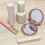 7CM Compact Double-Sided Magnifying Makeup Mirror, Portable Handheld Pocket Mirror, Foldable, Pink 4