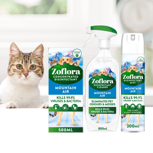Zoflora Zoflora Mountain Air Multipurpose Disinfectant Trigger Spray 1 x 800ml 2