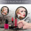 Black 1PC Handheld Double-Sided Mirror 1X/2X Magnifying, Clear Round Makeup Mirror with Handle 5